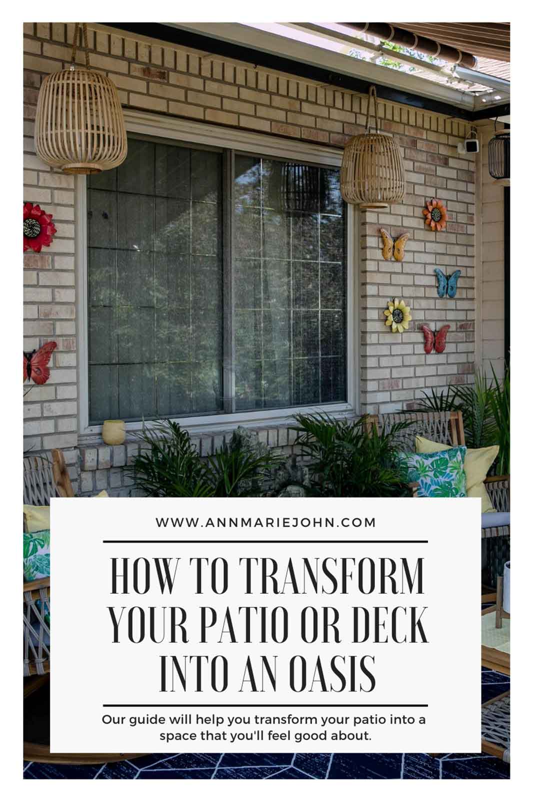 How to Transform Your Patio Into An Outdoor Oasis