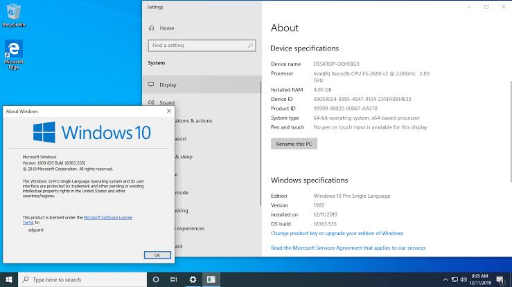 windows 10 1809 iso download pre-activated
