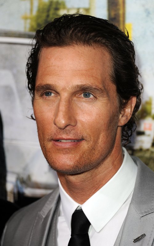 Short Celebrity Hair: Matthew McConaughey Pictures at Premieres Lincoln