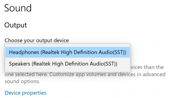 Los auriculares no funcionan o no se detectan en Windows 10
