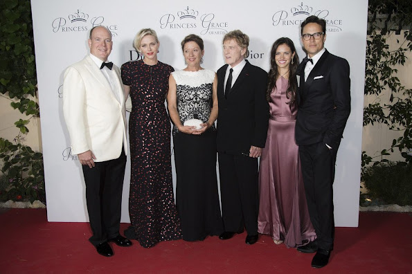 Prince Albert II of Monaco and Princess Charlene of Monaco attended the 2015 Princess Grace Awards Gala With Presenting Sponsor Christian Dior