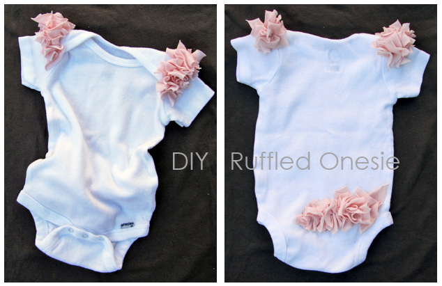 DIY gifts, Ruffle Baby Onesie