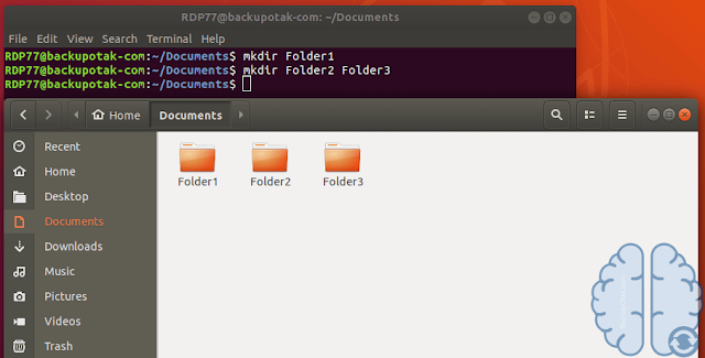 Membuat Banyak Folder Di Terminal Linux