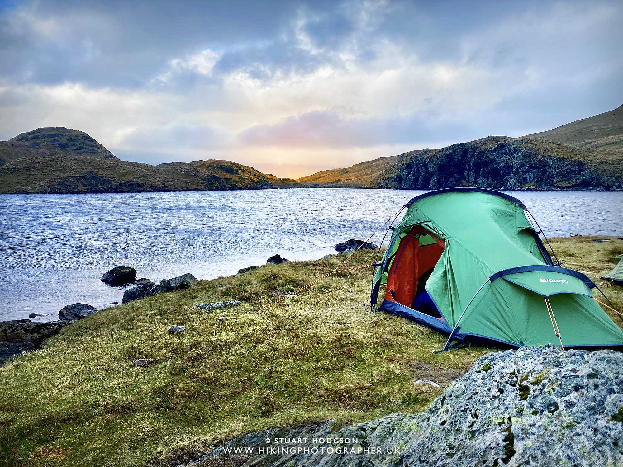 Wild camping Lake District best spot Angle Tarn