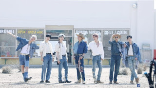 BTS يكشفون النقاب عن صور وراء الكواليس لـ MV لـ 'إذن الرقص'