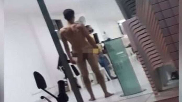 Homem é detido após andar nu e invadir uma igreja evangélica, na Paraíba