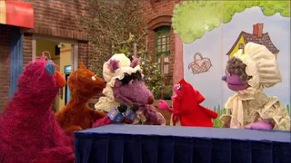 Little Red Riding Hood, The Big Bad Wolf, Telly, Baby bear, Sesame Street Episode 4320 Fairy Tale Science Fair season 43
