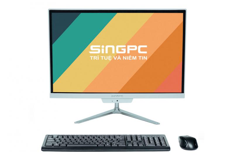 Máy tính All In One SingPC M19K380-W (Core i3 2.53Ghz/8GB RAM/128GB SSD/19″HD/Wifi+BT/Loa/Webcam/Win10)