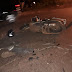Acidente com três veículos deixa moto destruída na PR-160, em Cornélio Procópio