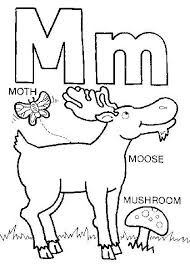 Letter M Coloring Page 4