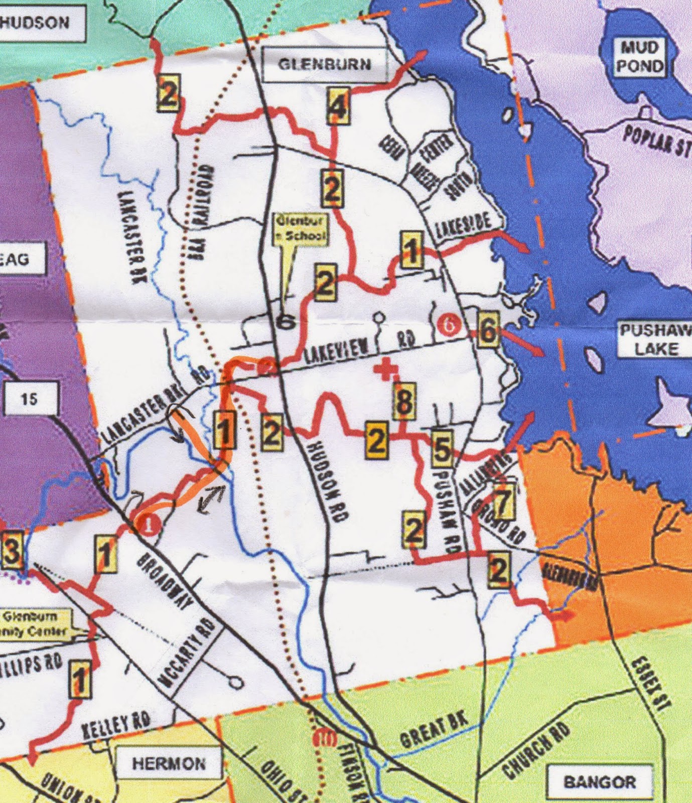 Hiking in Maine with Kelley 3/12/15 Glenburn Snowmobile Trails Again