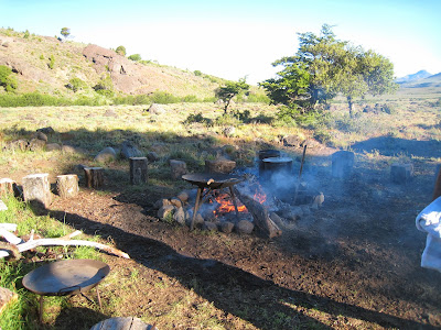 Camping in the Andes Mountains