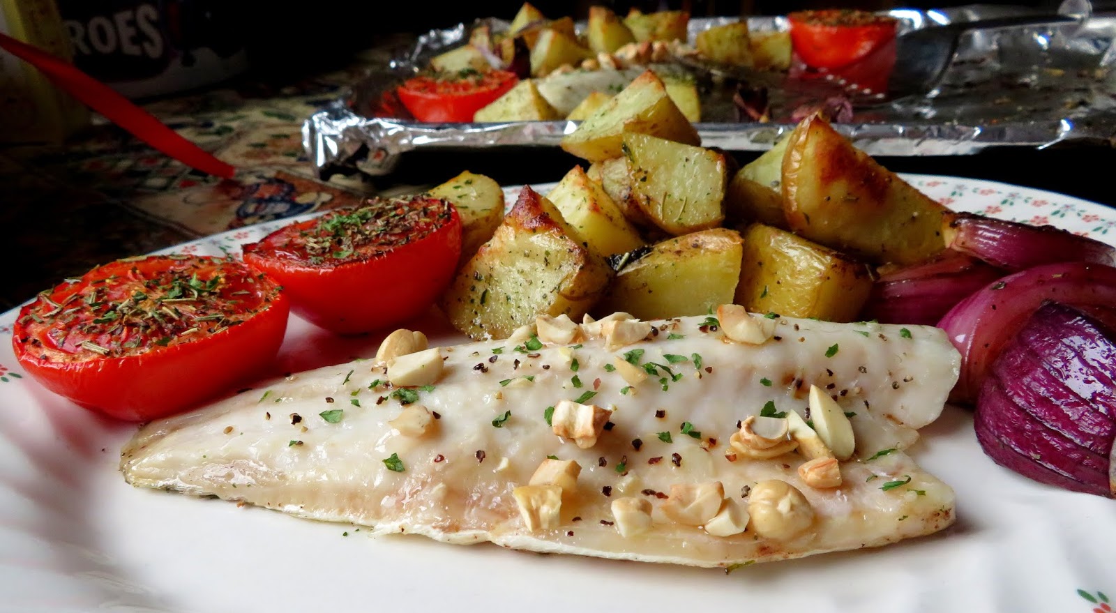Sheet Pan Roasted Sea Bass Dinner for Two The English Kitchen