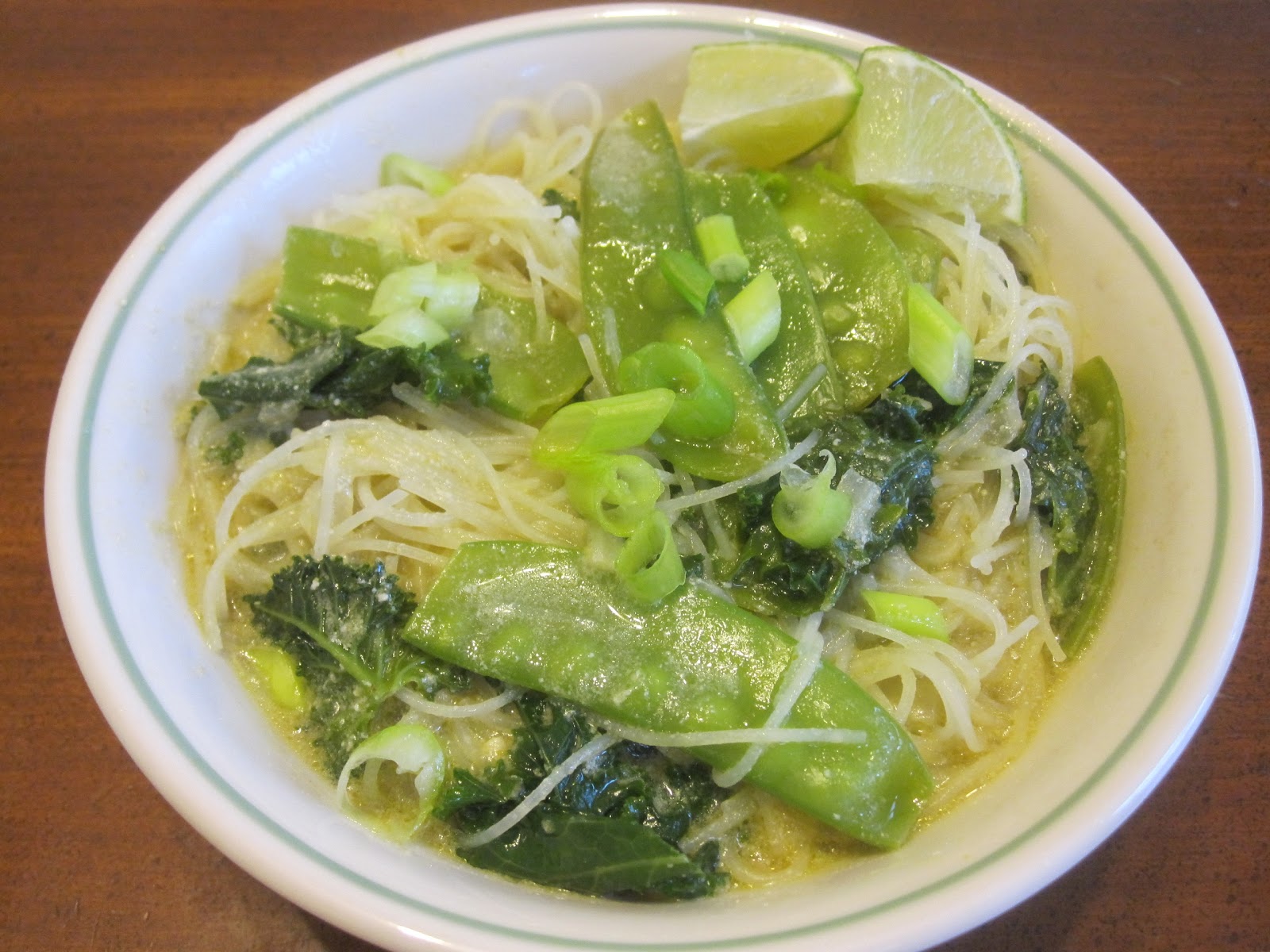Coconut Green Curry Soup