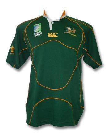 SA Springboks unveil the RWC 2011 jersey | New Zealand Trip 2011