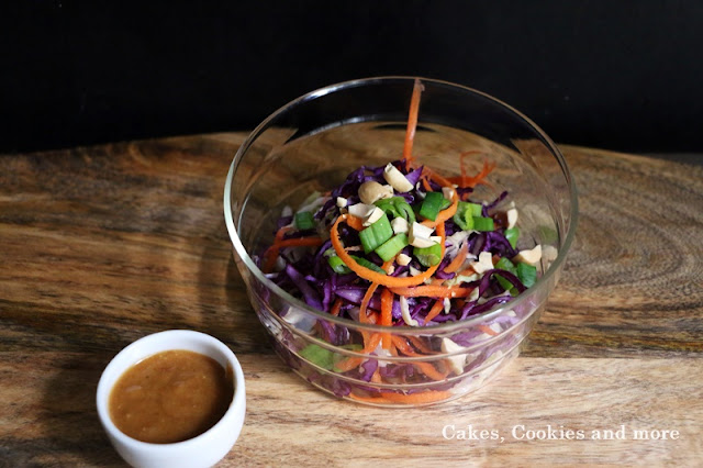 Bunter Wintersalat mit Kohl - Salat mit Kabis, Rotkabis und Rüebli