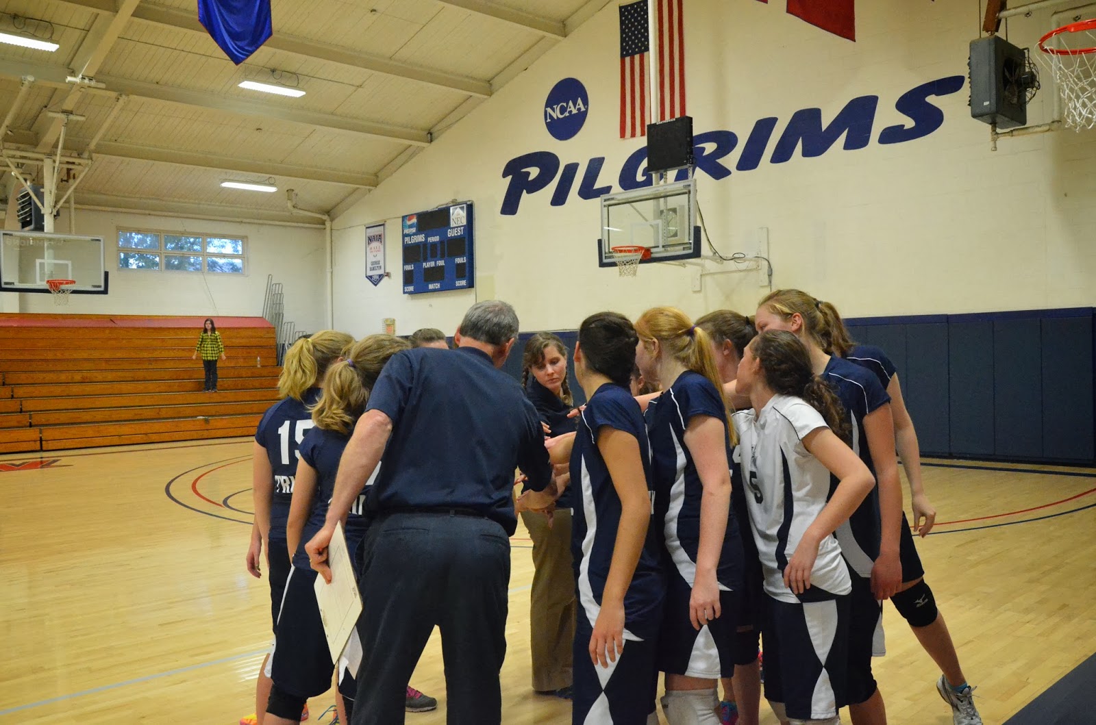 Trinity Athletics Trinity girls volleyball plays Dublin at NEC