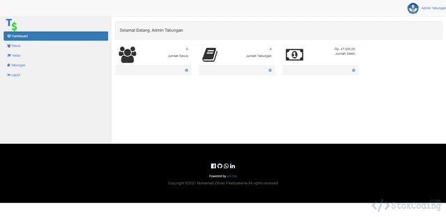 Sistem Informasi Tabungan Berbasis Web (PHP)