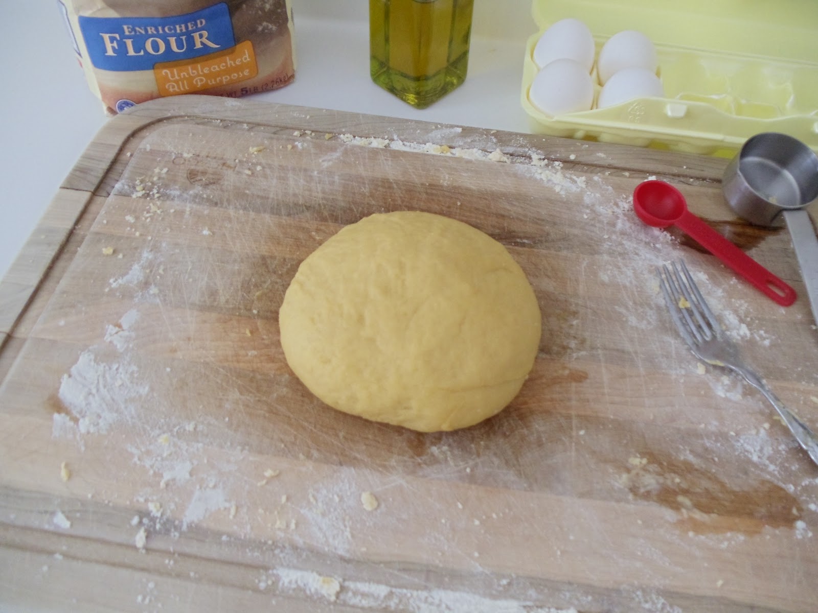 "I enjoy food more than the average person" Fresh pasta dough
