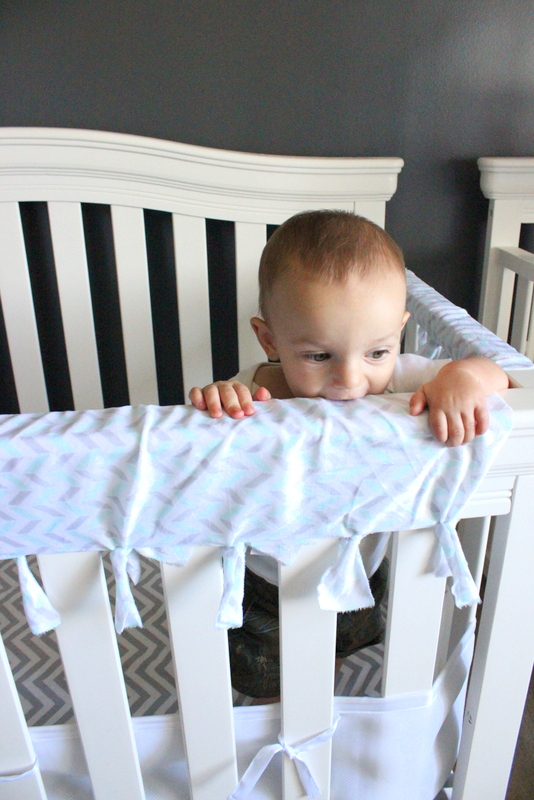 Married to Davis DIY NoSew Crib Rail Cover
