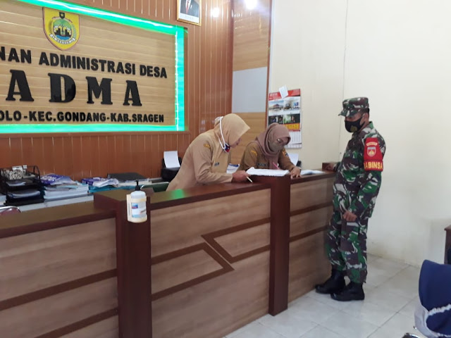 Babinsa : Tugas Khusus Perangkat Desa untuk Tanggulangi Covid-19