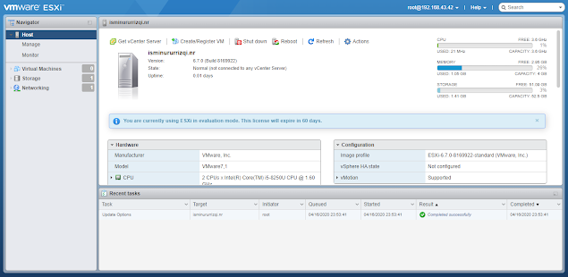 Instalasi VMware ESXI