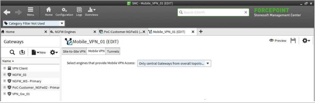 Forcepoint NGFW Mobile VPN Yapılandırma