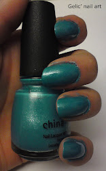 caribbean glaze bahama china blues nail application