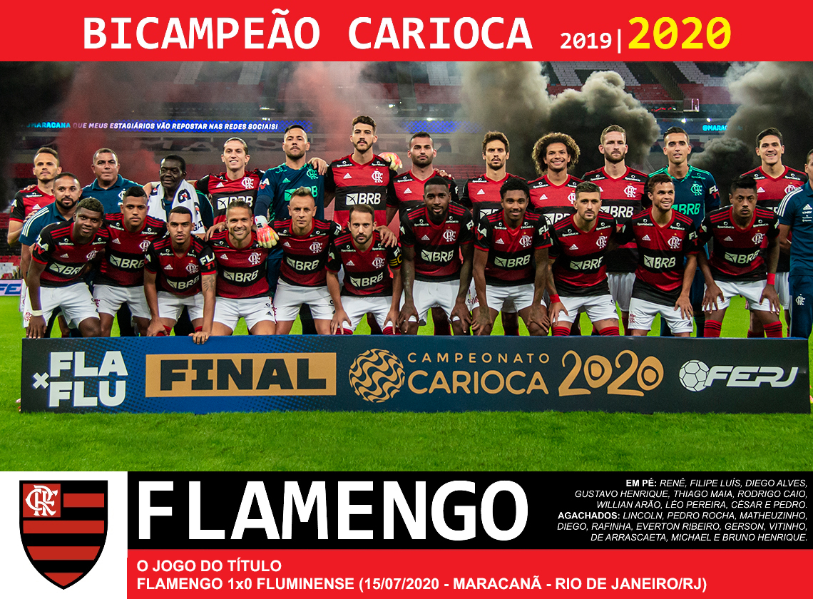 CAMPEÃO CARIOCA 2020. Flamengo - Nação Mundial - Fla