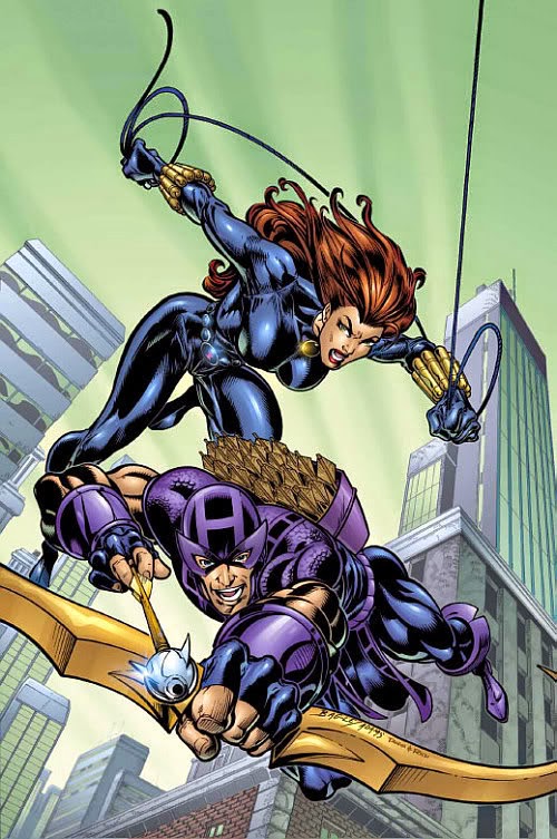 Coverband Comics Hawkeye Black Widow The Sting