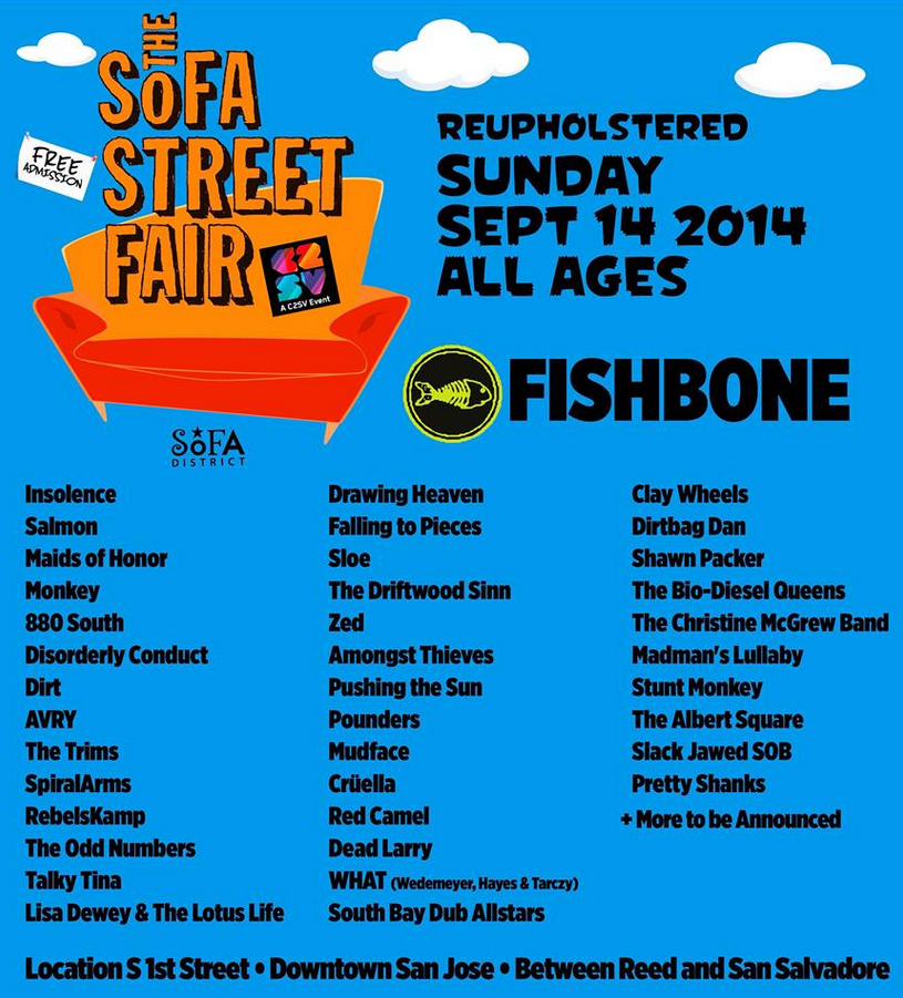 The San Jose Blog SoFA Street Fair this Sunday!