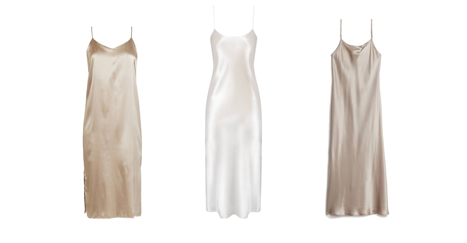 Silk slip dresses Jestem Kasia Blog