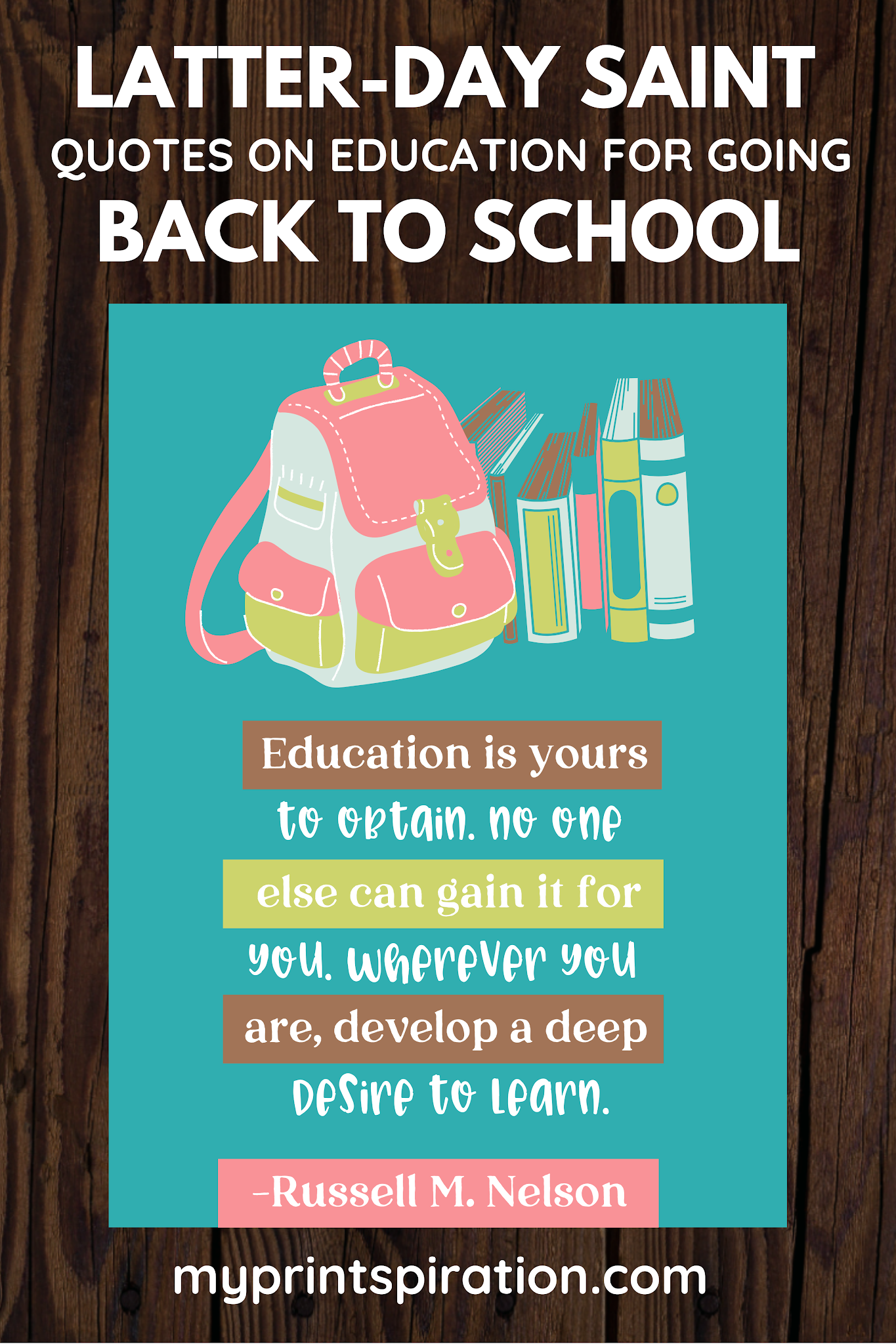 Printspiration four back to school quotes