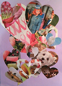 Easy Valentines Day Paper Craft for Kids: Love Collage