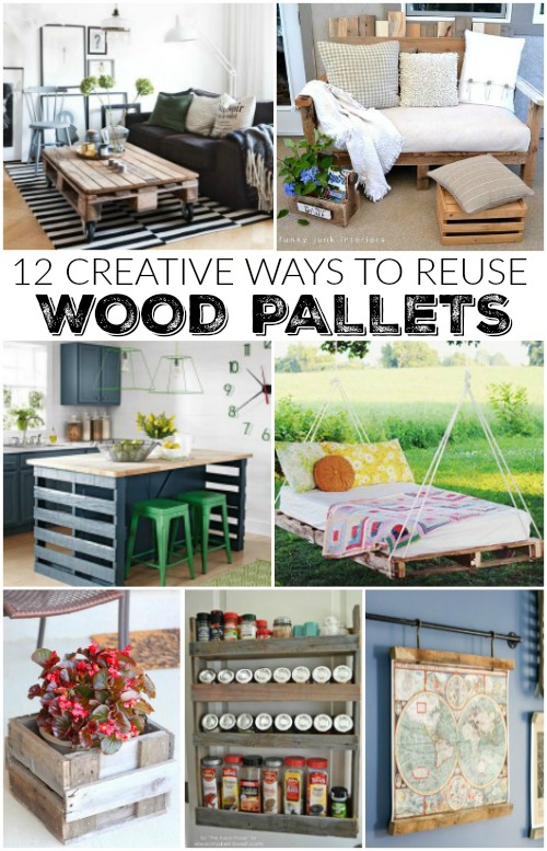 12 Creative Ways to Recycle and Reuse Wood Pallets Little House of