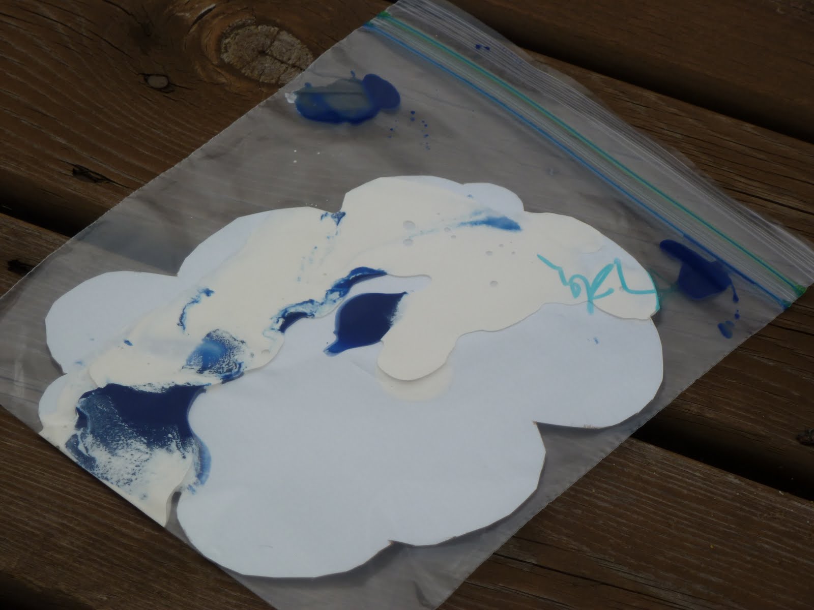 Painting With Ziploc Bags