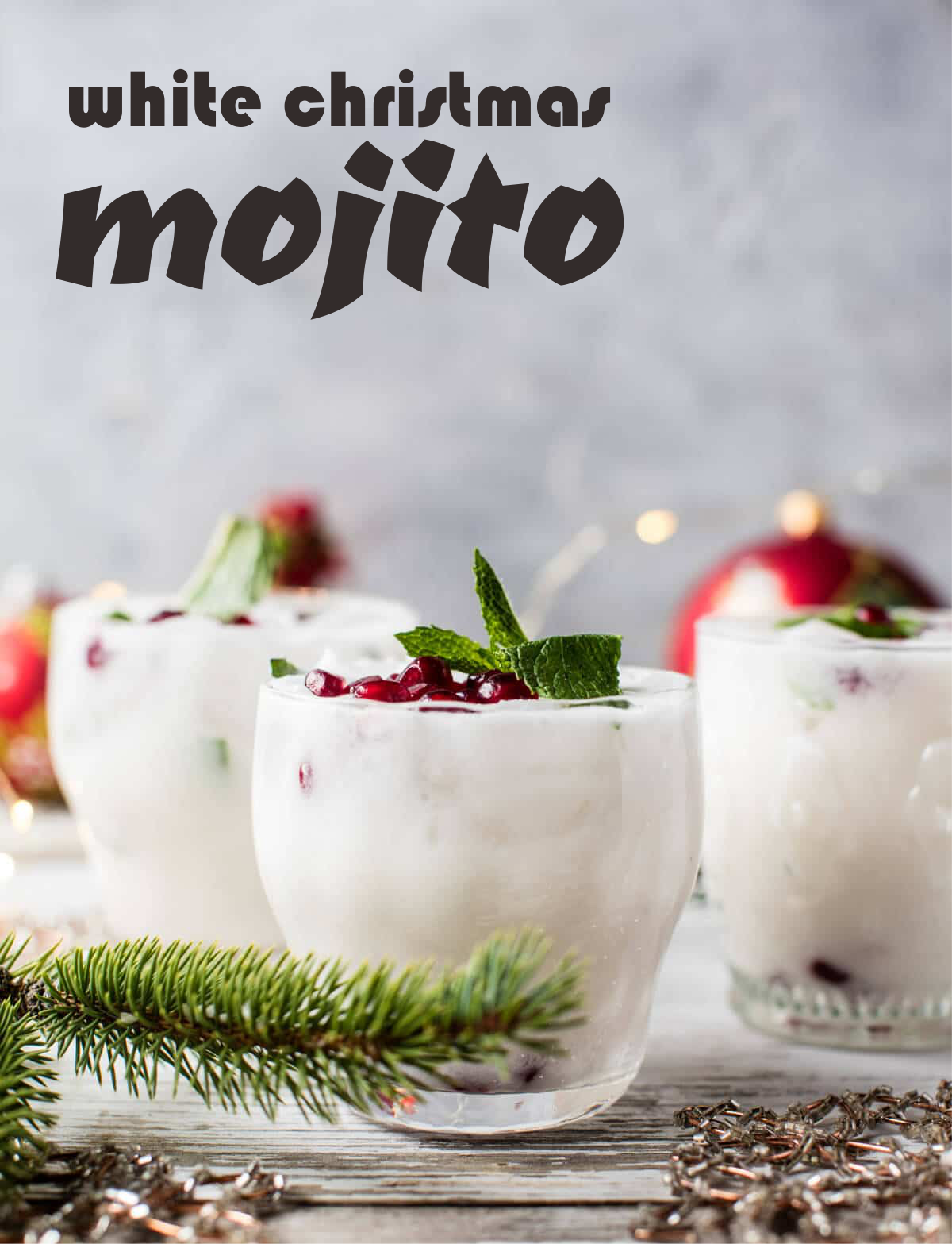 White Christmas Mojito | Latte Intero