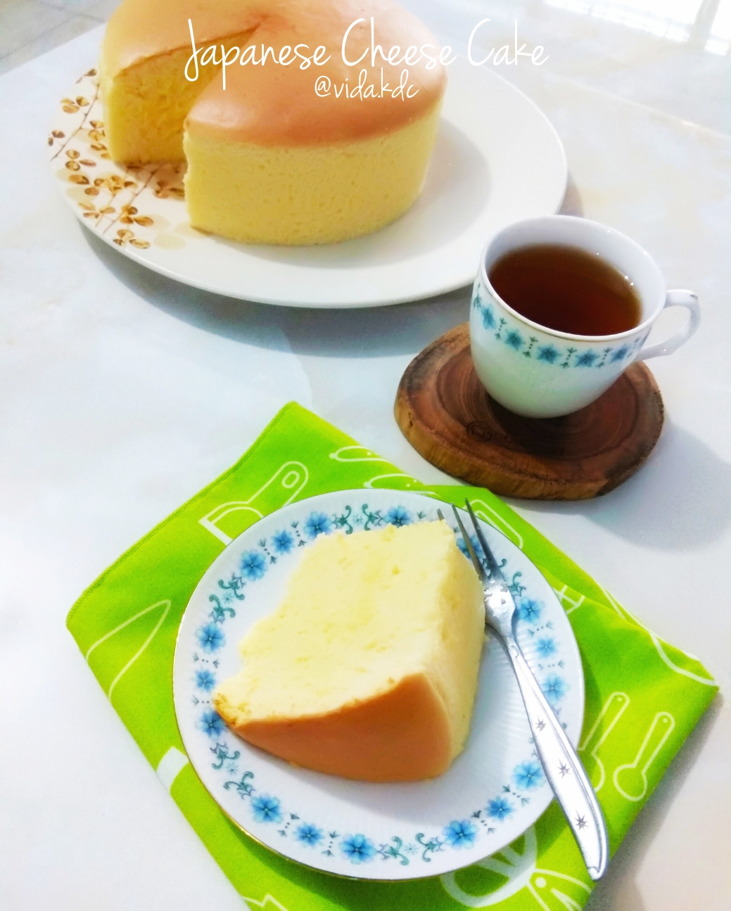 Resep Sederhana Dapur Kecilku Japanese Cheese Cake ala Michael Lim