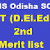 SCERT SAMS Odisha CT (D.El.Ed) 2nd/Second Merit List 2019