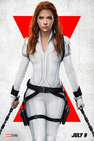 Scarlett Johansson returns as BLACK WIDOW on July 9. Scarlett Johansson returns as BLACK WIDOW on July 9.