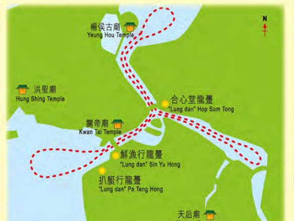 香港端午の竜船の主要な試合一覧