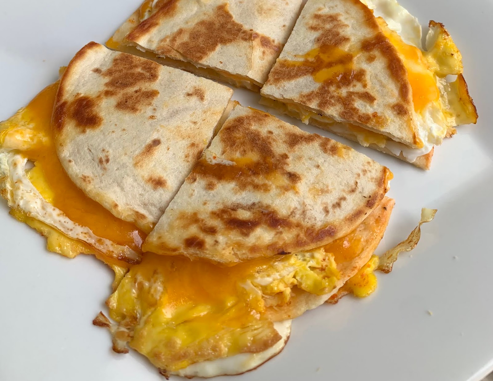 Radke Family Cookbook Fried Egg Quesadilla