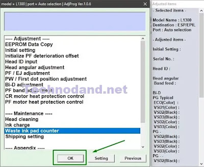 Cara Reset Printer Epson L1300 Error Service Required