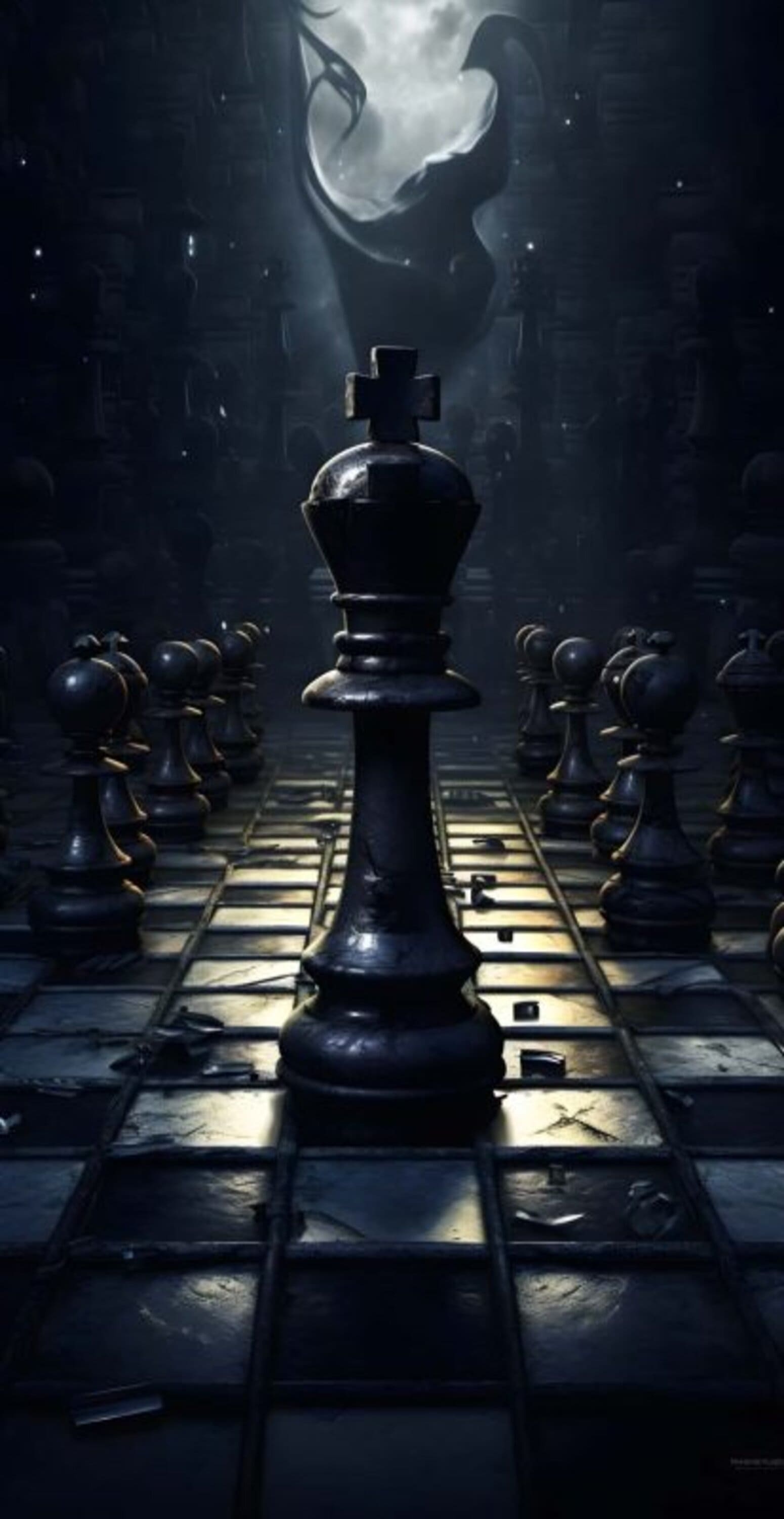 خلفية ملك لعبة الشطرنج بجودة 4K، افخم خلفيات للشطرنج