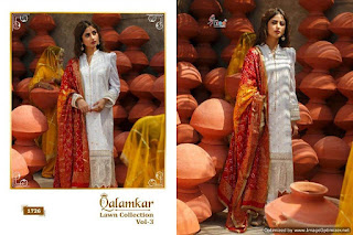 Shree Fab Qalamkar Lawn Coll-3 Pakistani Suits