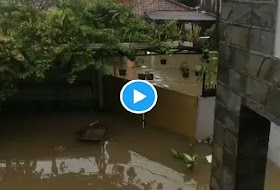 Istri Guntur Romli Marah Rumahnya Kebanjiran, Tuding Anies Tak Bisa Kerja