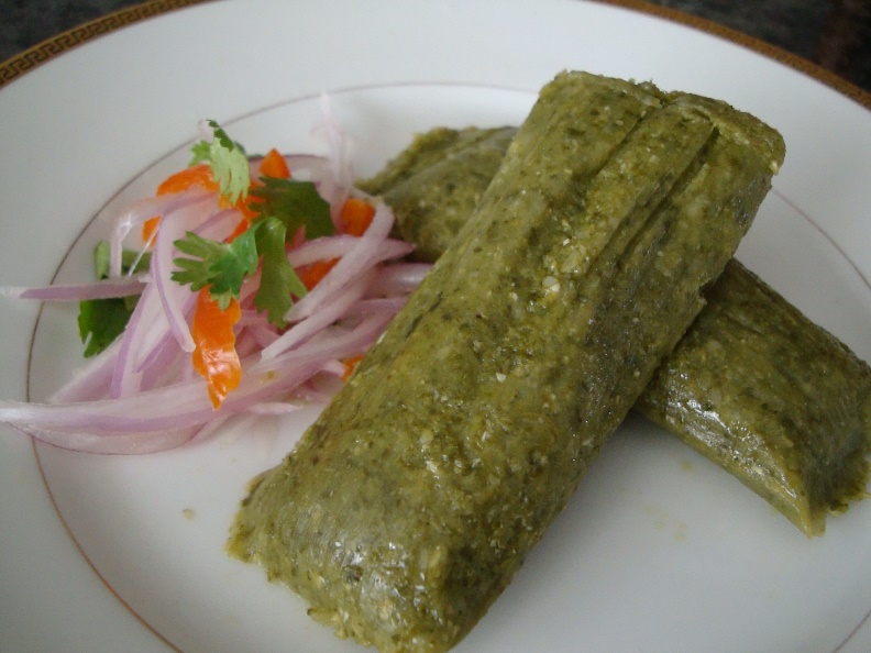 TAMALITOS VERDES Recetas de Platos Peruanos