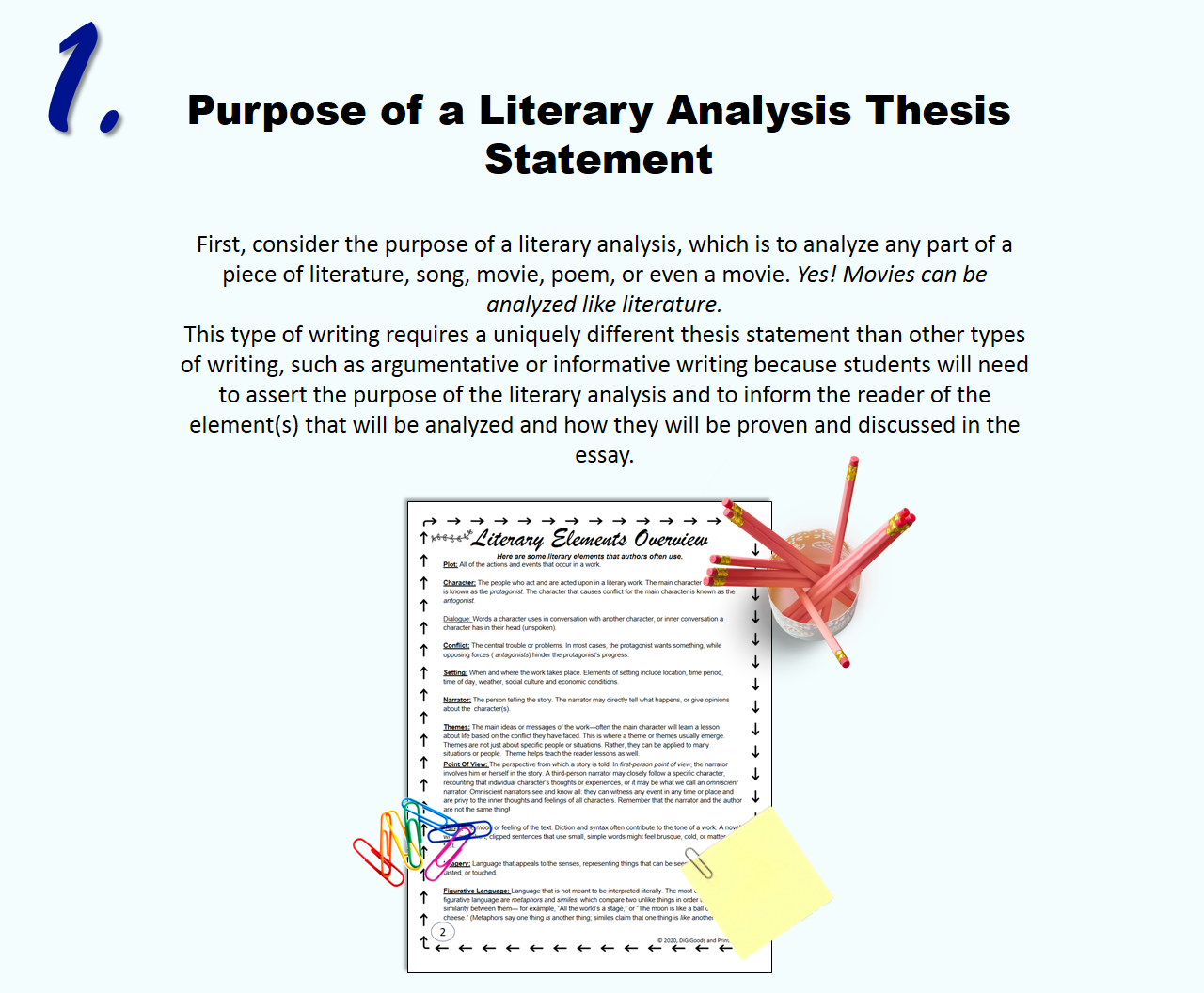 literary theory thesis statement