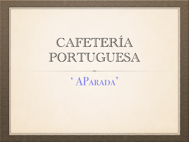 Proyectando ideas de diseño portugués: Fachada de cafetería portuguesa 'AParada'