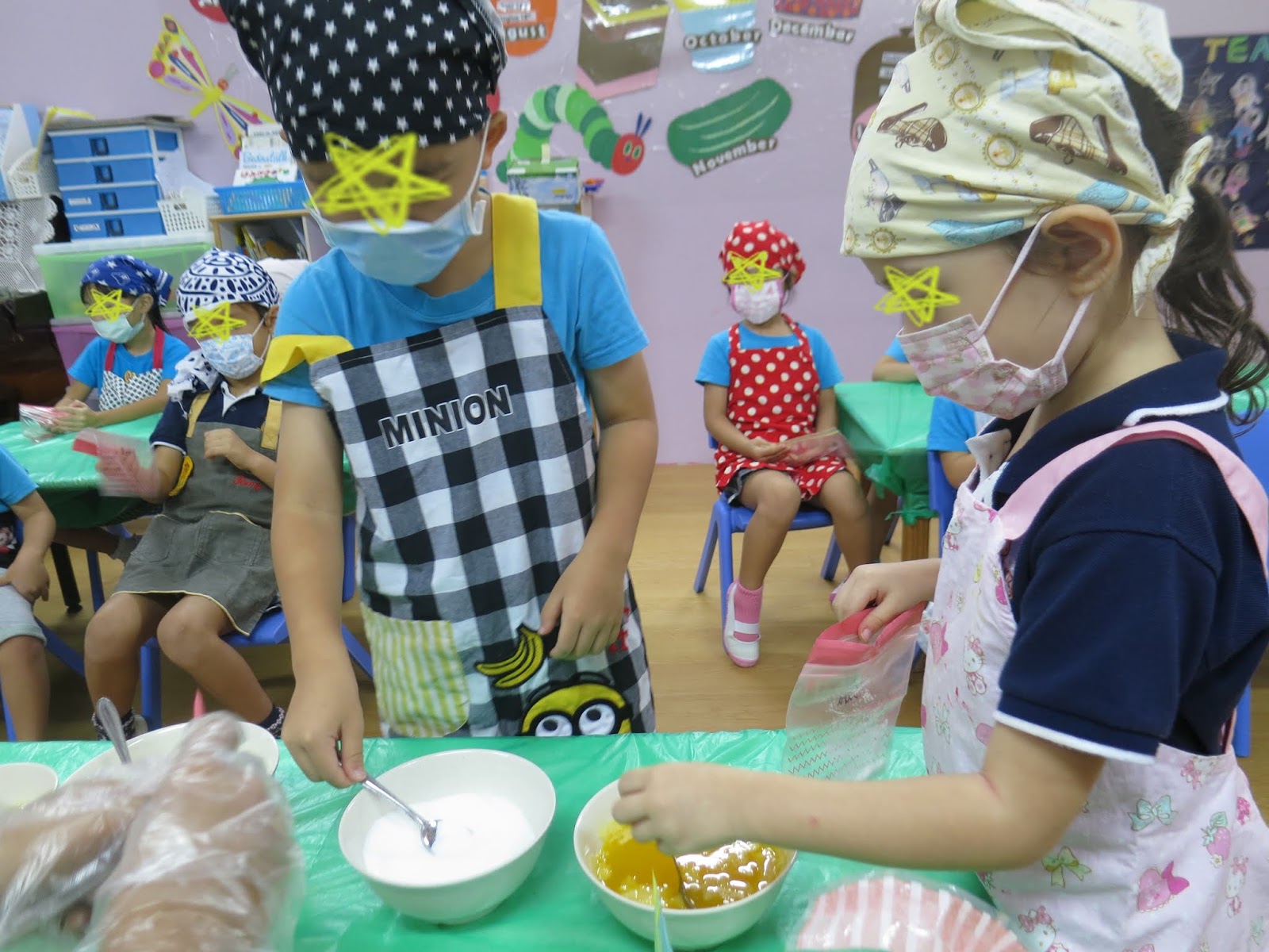 シンガポールの幼稚園 ☆KiZroo Kindergarten☆ 【Mixed】Cookery Lesson